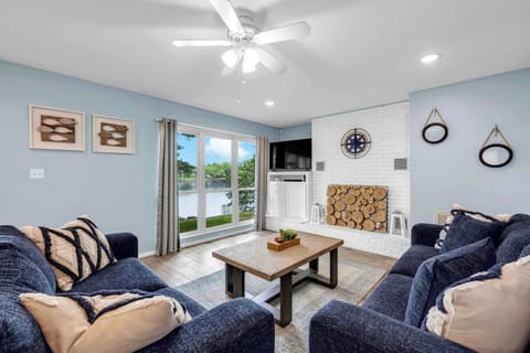 Living room with a view of the water!