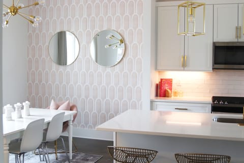 Dining area and kitchen