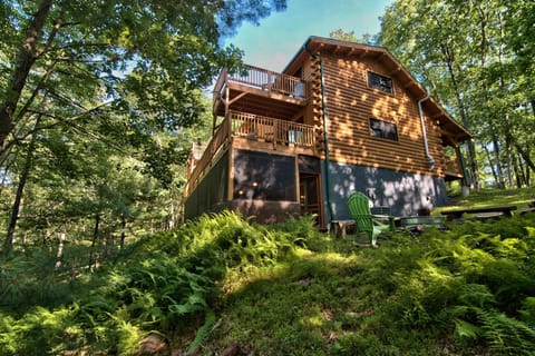 A real log cabin.