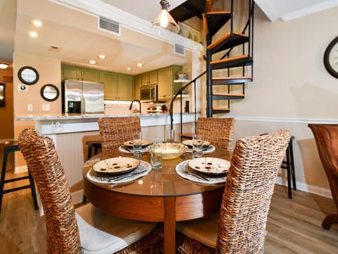 Enjoy a family meal together.