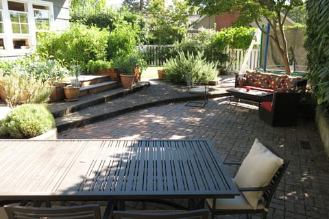 South facing patio