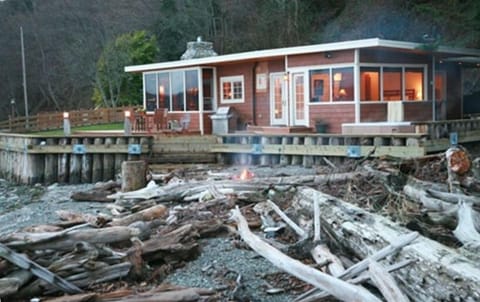 Go beachcombing just feet from the house!