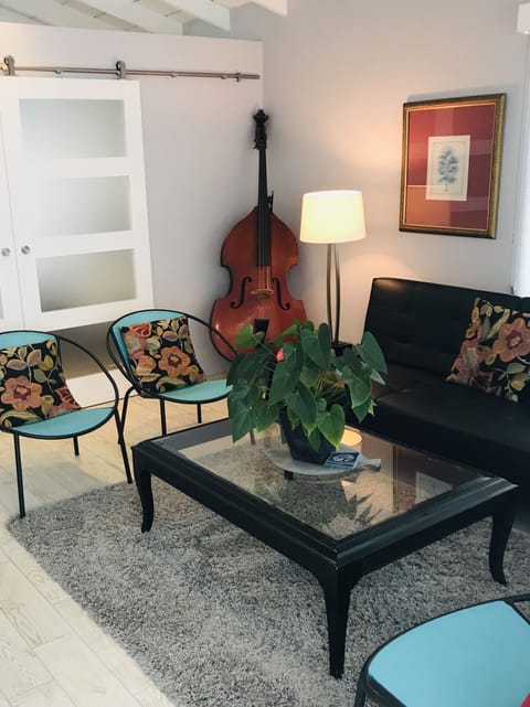 Living Space with Futon Sofa