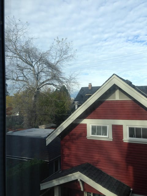 View from Master Bedroom. On a clear day you can see the mountain tops.