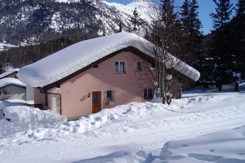 house on cross-country ski trail