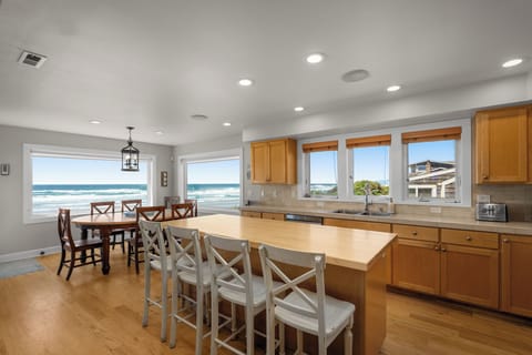 Kitchen and dining area
