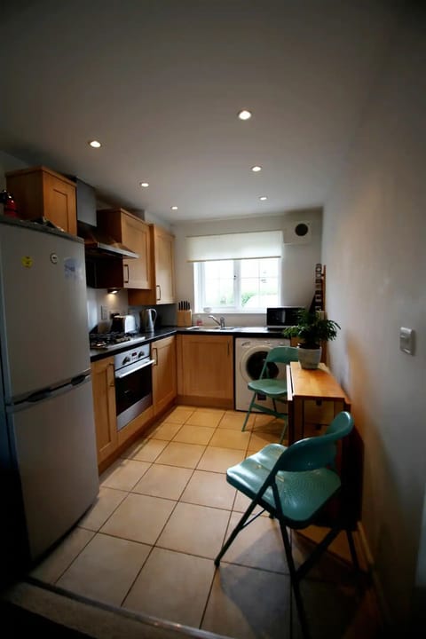 Kitchen with folding table