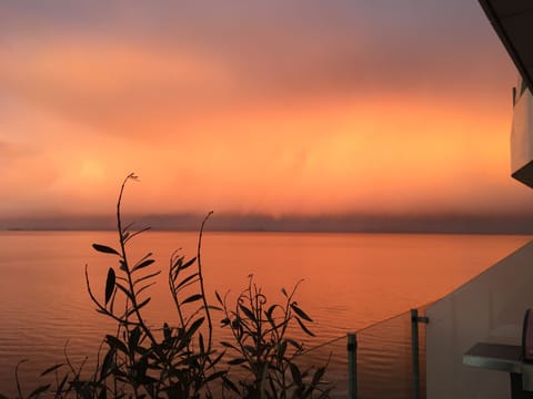 A view from the living room balcony