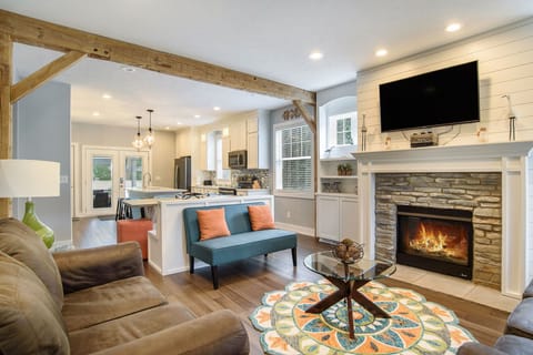 Open concept living area.