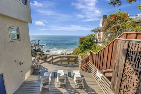 Sun-kissed lounging deck with breathtaking ocean views.