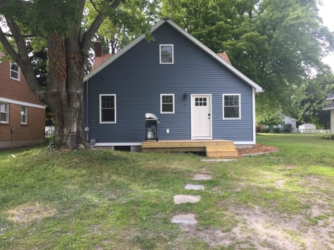 Rear of the house and parking