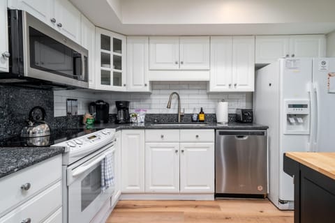 Bright white kitchen