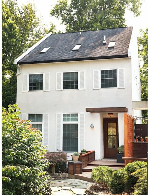 The Loft, located on the top floor of the guest house.  