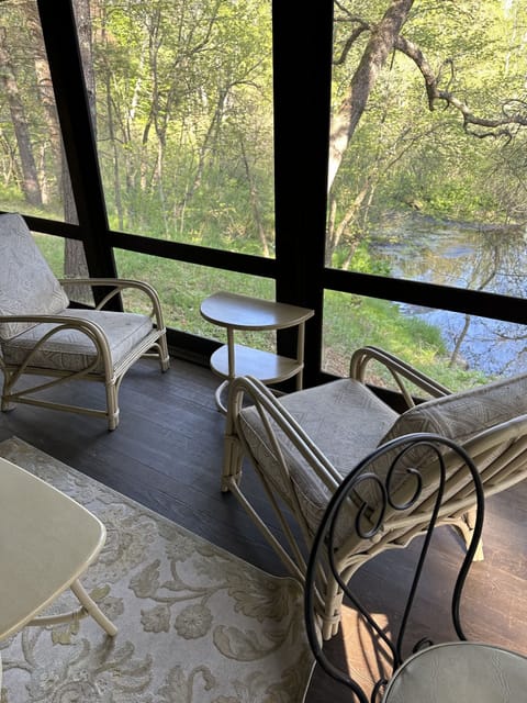 Screened in Porch with a view
