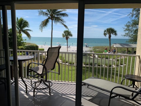 Private balcony with a view of the Gulf