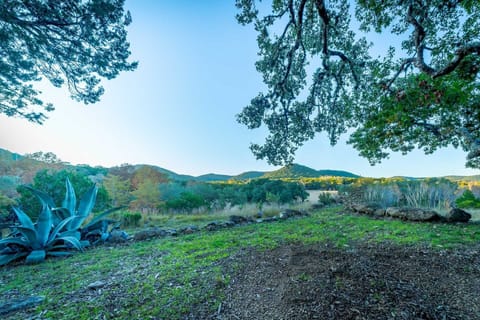 It's a wonderful romantic setting, and the mountain views are breathtaking.