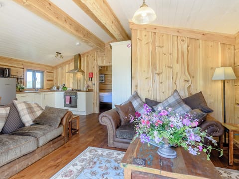 Living area | Kingfisher Cabin, Croft, near Skegness