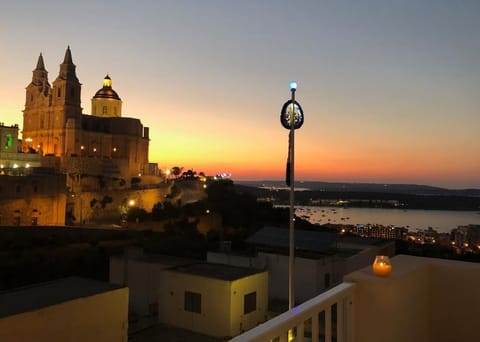 Sunset view from the terrace