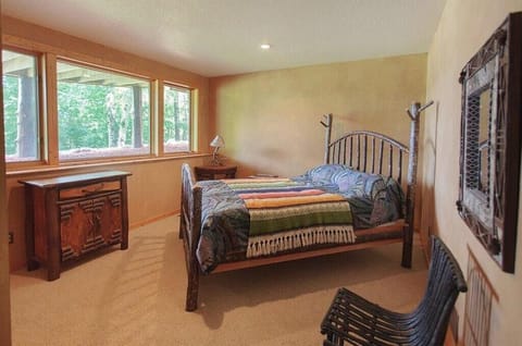 Downstairs queen bed