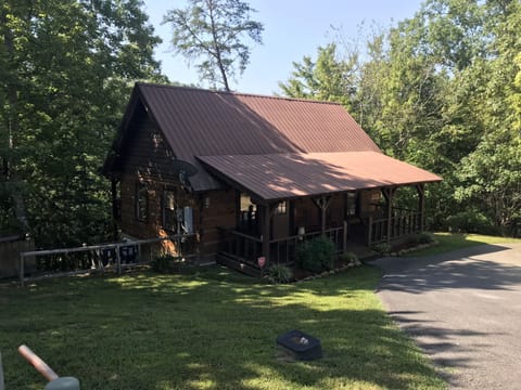 Main entrance. Circle driveway. 2 steps to entry