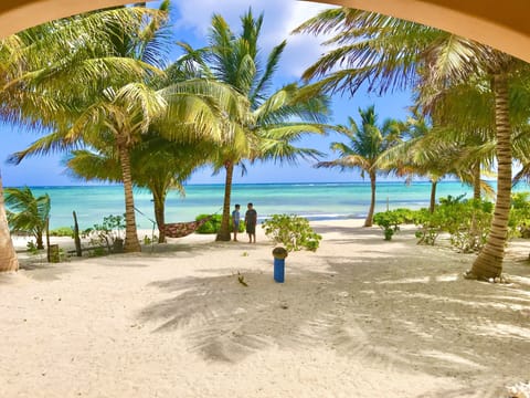 Hang a hammock and spend the day enjoying your own private beach