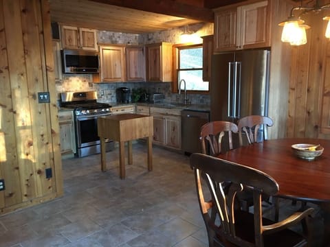 Kitchen and dining area