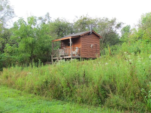 the back porch overlooking the meaddow