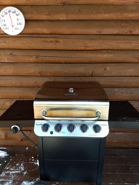 Grill on the back deck for your use.