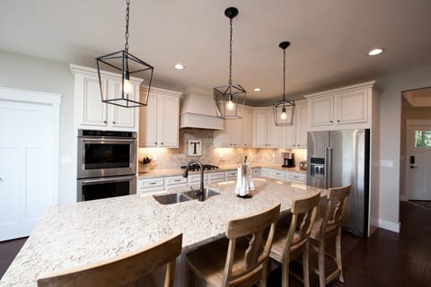 Kitchen with traditional drip coffee maker
