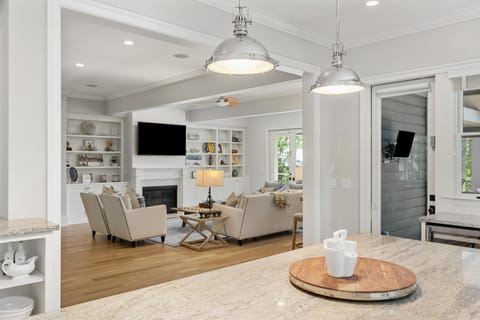View of living area from kitchen
