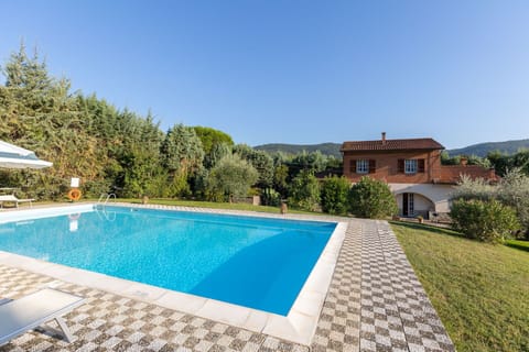 Swimming pool and outdoor view