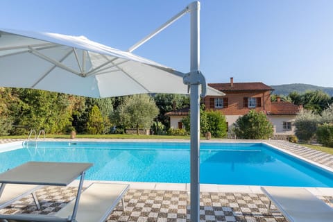 Swimming pool and outdoor view
