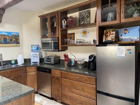 Kitchen view with amenities