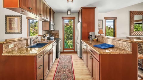 Waikomo Stream Villas #333 - Fully Equipped Kitchen - Parrish Kauai