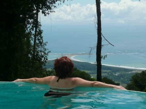 Infinity Edge Pool view of Marino Bellena  National Park