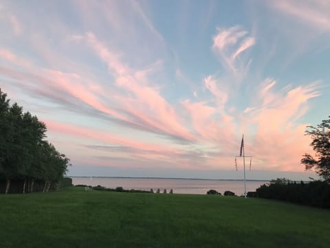 Backyard at Sunset