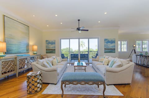 Living Room with full ocean view