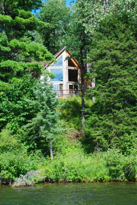 View from lake (coming soon:  new steps to lake & dock)