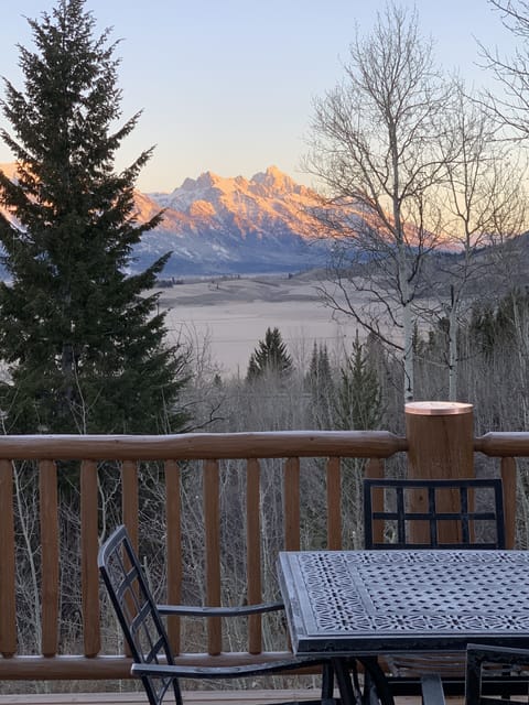 Alpenglow on Grand Teton.