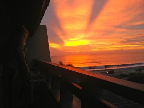 sunrise from the balcony