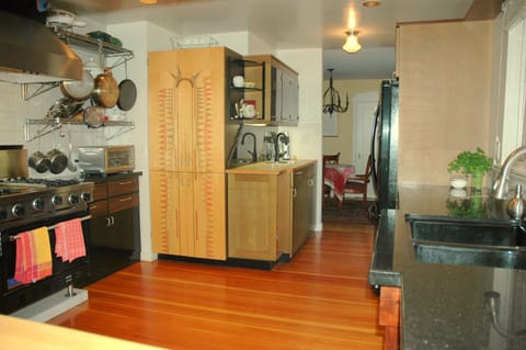 Gas range, pantry, countertop space, double refrigerator...