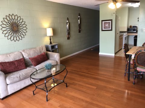 Living room showing the entrance