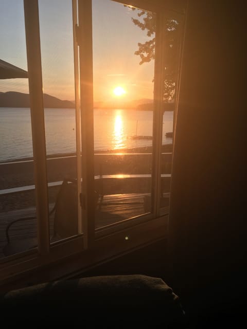 Sunset from the living room