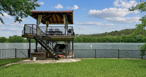 Boat slip (message), full dock, and water trampoline + paddle boards and kayaks!