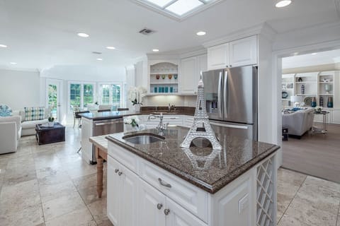 Kitchen looking out at Lanai