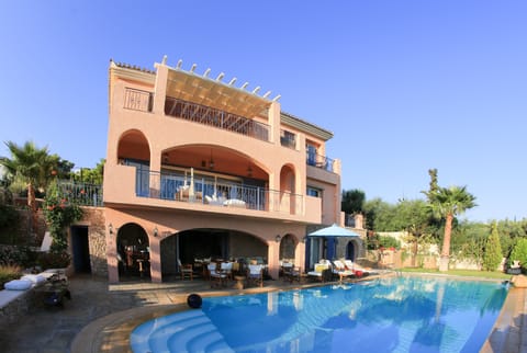 View of the house from the pool area