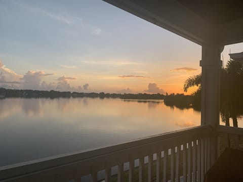 Evening view from balcony 