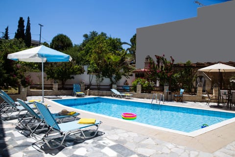 Relax by the swimming pool...