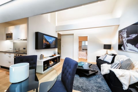 Living Room with Fireplace