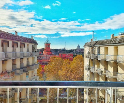 The view from the main balcony